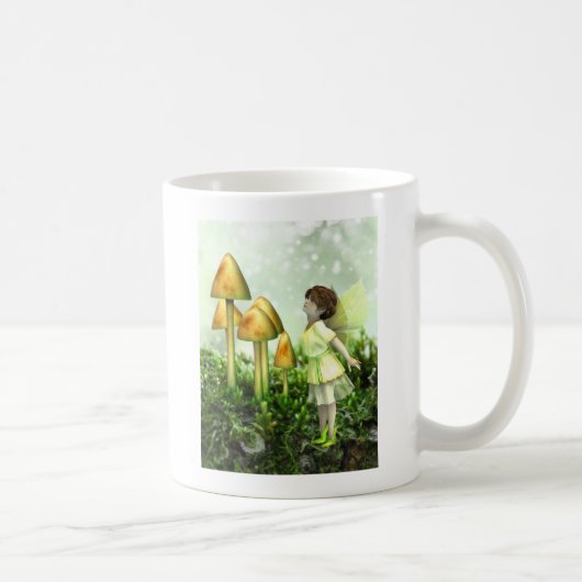 The Curious Fairy - Fairy and Toadstools Kaffeetasse (Rechts)
