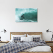 The Curl, Wedge, Newport Beach, Kalifornien Leinwanddruck (Insitu (Schlafzimmer))