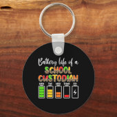 The Custodian Battery Life School Janitor Schlüsselanhänger (Vorderseite)