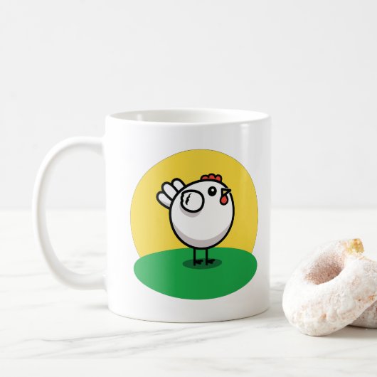 The Cute Chicken Kaffeetasse (Mit Donut)