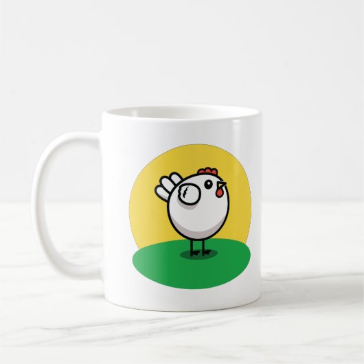 The Cute Chicken Kaffeetasse (Links)