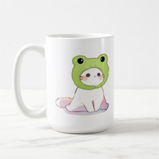 The cute frog cat kaffeetasse