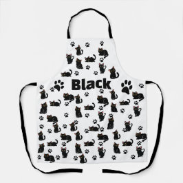 The Cutest Black Cat Apron Gift for Cat Lovers Schürze