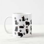The Cutest Black Cat Mug Gift for Cat Lovers Kaffeetasse (Links)