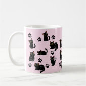 The Cutest Black Cat Mug Gift for Cat Lovers Kaffeetasse (Links)