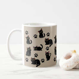 The Cutest Black Cat Mug Gift for Cat Lovers Kaffeetasse