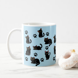 The Cutest Black Cat Mug Gift for Cat Lovers Kaffeetasse