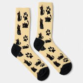 The Cutest Black Cat Socks Gift for Cat Lovers Socken (Rechts)