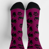 The Cutest Black Cat Socks Gift for Cat Lovers Socken (Oben)