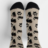 The Cutest Black Cat Socks Gift for Cat Lovers Socken (Oben)