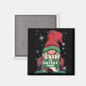 The Cutest Gnome Xmas Elf Matching Family Christma Magnet (Vorderseite/Rückseite)