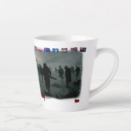 The D Day on June 6th 1944 on a Ceramic Coffee Milchtasse