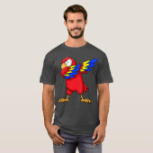 The Dabbing Parrot  Cool Parrot Gifts Shirt Dab (Vorne ganz)