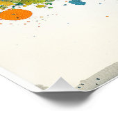 The Dachshund Dog - Composition 003 Poster (Ecke)