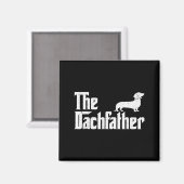 The Dachshund Funny Wiener Dog For Men Fathers Day Magnet (Vorderseite/Rückseite)
