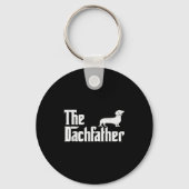 The Dachshund Funny Wiener Dog For Men Fathers Day Schlüsselanhänger (Vorderseite)
