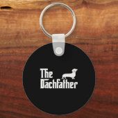 The Dachshund Funny Wiener Dog For Men Fathers Day Schlüsselanhänger (Vorderseite)