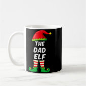 The Dad Elf Family Matching Funny Christmas Costum Kaffeetasse (Links)