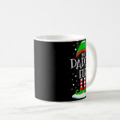 The Daddy Elf Christmas Family Matching Xmas Dad G Kaffeetasse (VorderseiteRechts)