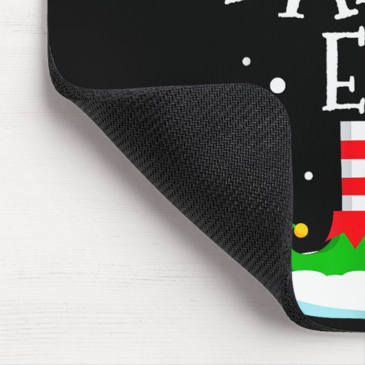 The Daddy Elf Christmas Family Matching Xmas Dad G Mousepad (Ecke)