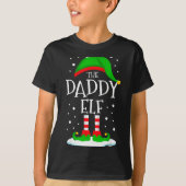The Daddy Elf Christmas Family Matching Xmas Dad G T-Shirt (Vorderseite)