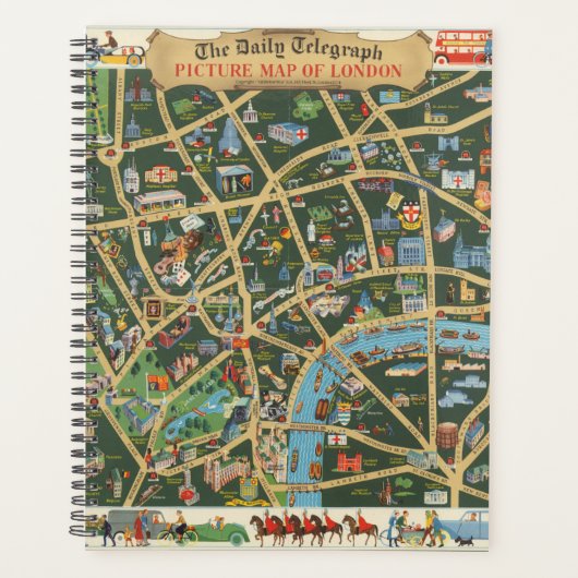 The Daily Telegraph Picture Map London Planer (Vorderseite)