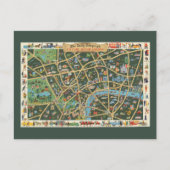 The Daily Telegraph Picture Map London Postkarte (Vorderseite)