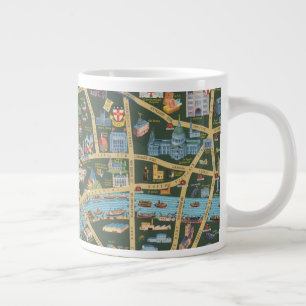 The Daily Telegraph Picture Map of London Jumbo-Tasse