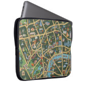 The Daily Telegraph Picture Map of London Laptopschutzhülle (Vorne Rechts)