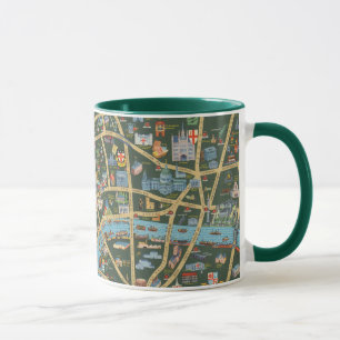 The Daily Telegraph Picture Map of London Tasse