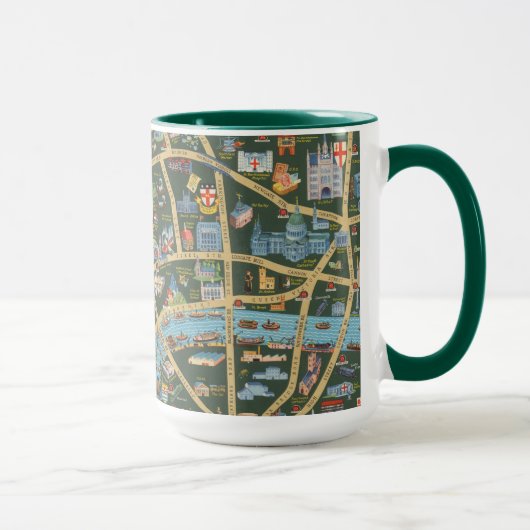The Daily Telegraph Picture Map of London Tasse (Rechts)