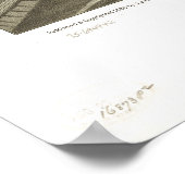 The Dalles Oregon 1884 Antique Panoramic Map Poster (Ecke)