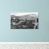 The Dalles, Oregon Dock View von der 4th Street Leinwanddruck (Insitu (Holzboden))