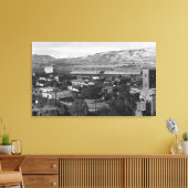 The Dalles, Oregon Dock View von der 4th Street Leinwanddruck (Insitu (Wohnzimmer))