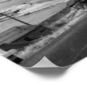 The Dalles, Oregon Indian Village View Fotograp Poster (Ecke)