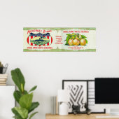 The Dalles, Oregon - Merrimac White Cherries Poster (Heimbüro)