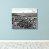 The Dalles, Oregon Town View West auf 2. Leinwanddruck (Insitu (Holzboden))