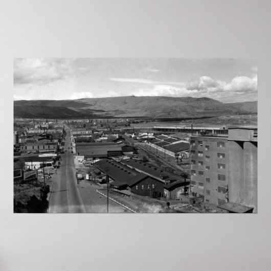 The Dalles, Oregon Town View West auf 2. Poster (Vorne)