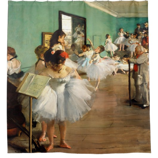 The Dance Class (1874) Edgar Degas Duschvorhang (Vorderseite)