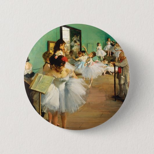 The Dance Class (1874) von Edgar Degas Button (Vorderseite)