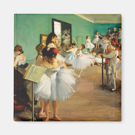 The Dance Class (1874) von Edgar Degas Magnet (Vorne)
