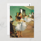 The Dance Class (1874) von Edgar Degas Postkarte (Vorne/Hinten)