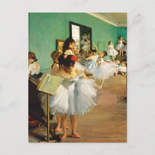 The Dance Class (1874) von Edgar Degas Postkarte (Vorderseite)