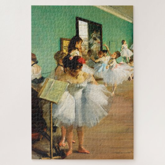 The Dance Class (1874) von Edgar Degas Puzzle (Vertikal)