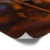 The Dance Class by Edgar Degas Poster (Ecke)