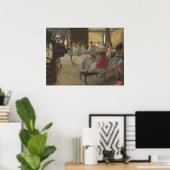 The Dance Class - Edgar Degas Fine Art Poster (Heimbüro)