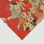 "The Dance Floor" Art Deco von Jose Carlos Seidenpapier (Ausschnitt)