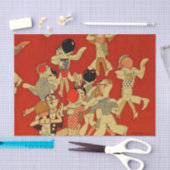 "The Dance Floor" Art Deco von Jose Carlos Seidenpapier (Handwerk)