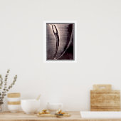 "The Dancer" Art Deco Poster (Küche)