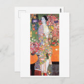 The Dancer, Gustav Klimt Postkarte (Vorne/Hinten)